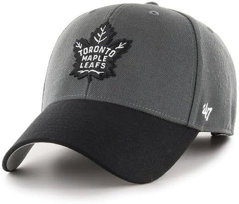 '47 MVP Toronto Maple Leafs Two Toned Adjustable Cap - Charcoal/ Black