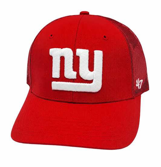 '47 brand new york giants trucker hat- Red