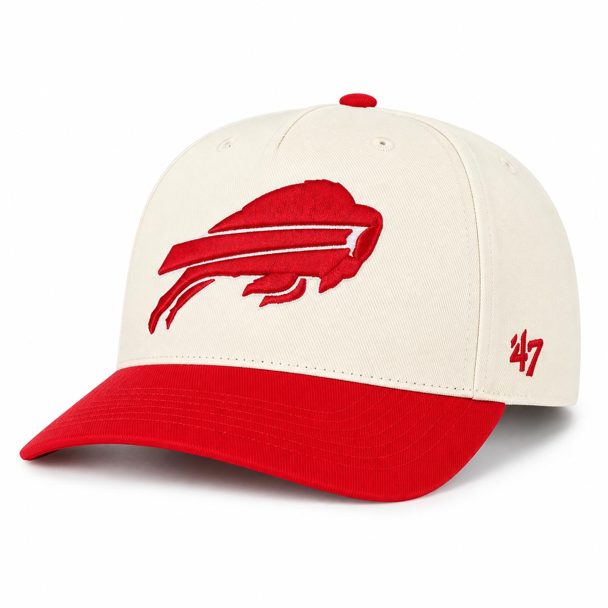 ’47 NFL Buffalo Bills Canada Pride Sure Shot Hitch RF Adjustable Hat - Cream / Red