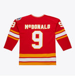 Mitchell & Ness NHL Lanny McDonald Calgary Flames 1989 Stanley Cup Finals Jersey - Red