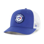 47 MLB Toronto Blue Jay YOUTH Pop Up Trucker Snapback Hat
