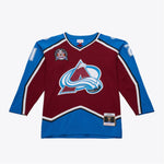 Mitchell & Ness NHL Peter Forsberg Colorado Avalanche 1996 Stanley Cup Finals Jersey - Maroon