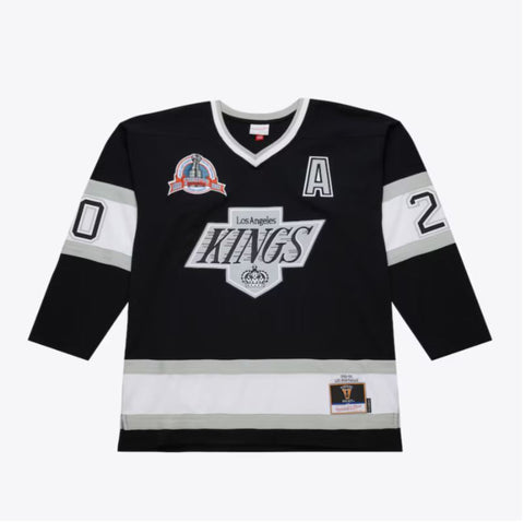Mitchell & Ness NHL Luc Robitaille Los Angeles Kings 1993 Stanley Cup Final Jersey - Black