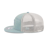 New Era NHL Toronto Maple Leafs Denim Split Panel 9FIFTY Adjustable Hat - Blue