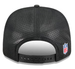 New Era NFL Baltimore Ravens 2025 Sideline 9SEVENTY Trucker Adjustable Hat - Black
