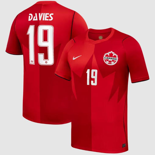 Nike Canada Alphonso Davies 2026 World Cup Replica Soccer Jersey - Red