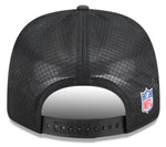 New Era NFL Pittsburgh Steelers 2025 Sideline 9SEVENTY Trucker Adjustable Hat - Black
