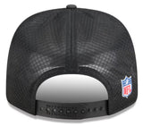 New Era NFL Pittsburgh Steelers 2025 Sideline 9SEVENTY Trucker Adjustable Hat - Black