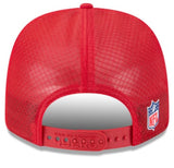 New Era NFL San Francisco 49ers 2025 Sideline 9SEVENTY Trucker Adjustable Hat - Red