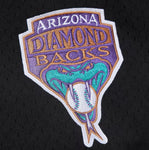 Mitchell & Ness Men's MLB Arizona Diamondbacks Randy Johnson #51 Cooperstown Mesh Batting Practice Button-Up Jersey - Black