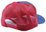 American Needle NHL Colorado Rockies Vintage Valin Adjustable Snapback Hat - Blue/Red