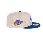 New Era Toronto Blue Jays Worlds Series Cooperstown 59Fifty Fitted Cap Royal Brim Sidepatch