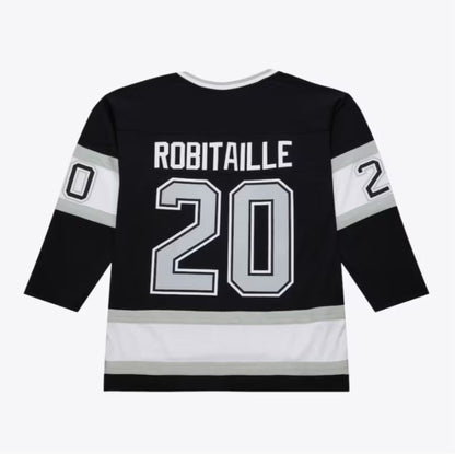Mitchell & Ness NHL Luc Robitaille Los Angeles Kings 1993 Stanley Cup Final Jersey - Black