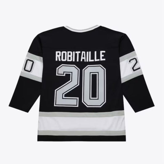 Mitchell & Ness NHL Luc Robitaille Los Angeles Kings 1993 Stanley Cup Final Jersey - Black