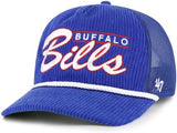 '47 NFL Buffalo Bills Double Header Rope Mesh Adjustable Snapback Hat - Blue