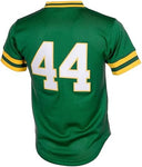 Mitchell & Ness Men's MLB Oakland Athletics Reggie Jackson #44 Cooperstown Mesh Batting Practice Jersey - Green
