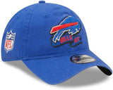 New Era 9TWENTY Buffalo Bills NFL 2022 Sideline Unstructured Adjustable Cap - Blue