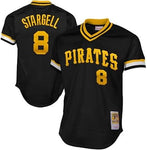 Mitchell & Ness Men's MLB Pittsburgh Pirates Willie Stargell #8 Authentic 1982 Cooperstown Mesh Batting Practice Jersey