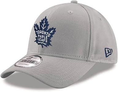 New Era NHL Toronto Maple Leafs 9FORTY Adjustable Snapback Hat - Grey/Blue
