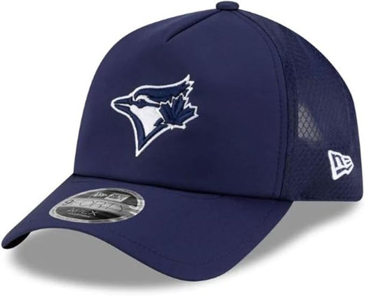 New Era MLB Toronto Blue Jays 2026 Batting Practice 9FORTY APEX Adjustable Trucker Hat - Navy Blue
