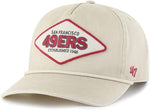 '47 NFL San Francisco 49ers Cairn Hitch RF Adjustable Snapback Hat - Beige