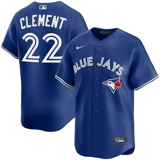 Nike Limited Youth MLB Toronto Blue Jays Ernie Clement #22 Jersey - Royal Blue