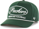 '47 NFL Green Bay Packers Foundational Sandstone Script Hitch RF Adjustable Snapback Hat - Green