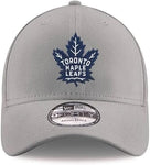 New Era NHL Toronto Maple Leafs 9FORTY Adjustable Snapback Hat - Grey/Blue