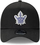New Era NHL Toronto Maple Leafs 9FORTY A-Frame Adjustable Snapback Hat - Black