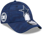 New Era NFL Dallas Cowboys 2024 Sideline 9FORTY Stretch-Snap Adjustable Hat - Navy