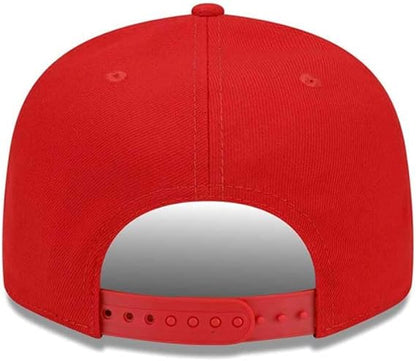 New Era Men’s NBA Toronto Raptors Evergreen Script 9FIFTY Snapback Hat – Red
