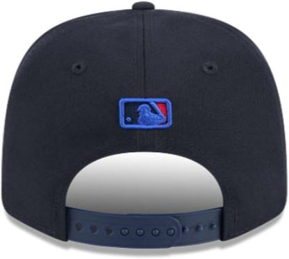 New Era 9SEVENTY MLB Toronto Blue Jays 50th Anniversary Side Patch City Connect Adjustable Stretch-Snap Hat - Navy