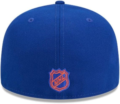 New Era NHL Edmonton Oilers Core 59FIFTY Fitted Hat - Royal