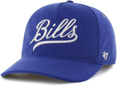 '47 NFL Buffalo Bills Golden Age Cord Hitch RF Adjustable Snapback Hat - Blue