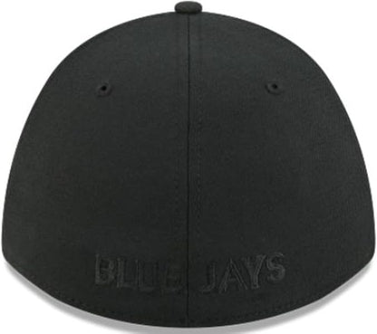 New Era MLB Toronto Blue Jays 39THIRTY M-Crown Fitted Cap - Black on Black