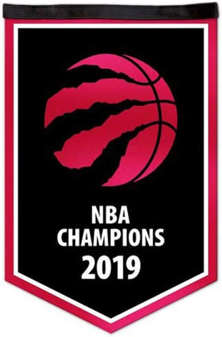 NBA Toronto Raptors 2019 Basketball Champions Victory Banner