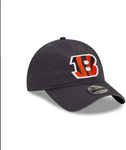 New Era NFL Cincinnati Bengals 9TWENTY Core Classic Graphite Adjustable Cap