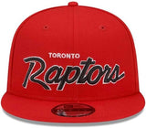 New Era Men’s NBA Toronto Raptors Evergreen Script 9FIFTY Snapback Hat – Red