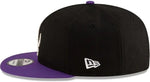 New Era 9FIFTY NBA 2024 Toronto Raptors Classic Edition Snapback Hat - Black/Purple