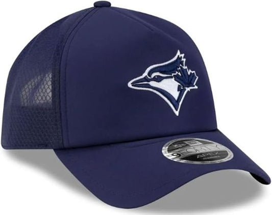 New Era MLB Toronto Blue Jays 2026 Batting Practice 9FORTY APEX Adjustable Trucker Hat - Navy Blue