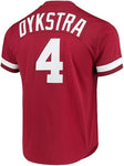 Mitchell & Ness Men's MLB Philadelphia Phillies Lenny Dykstra #4 Cooperstown Mesh Batting Practice Jersey - Red