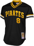 Mitchell & Ness Men's MLB Pittsburgh Pirates Willie Stargell #8 Authentic 1982 Cooperstown Mesh Batting Practice Jersey