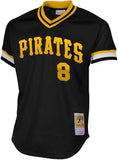Mitchell & Ness Men's MLB Pittsburgh Pirates Willie Stargell #8 Authentic 1982 Cooperstown Mesh Batting Practice Jersey