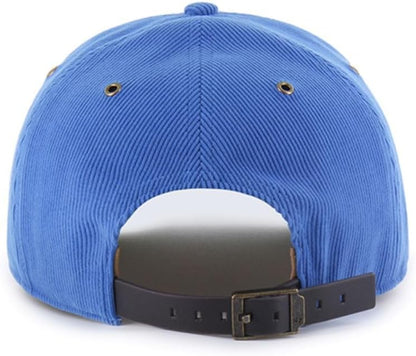 '47 NFL Detroit Lions Golden Age Cord Hitch RF Adjustable Snapback Hat - Blue