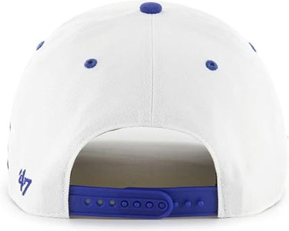 '47 MLB Hitch Los Angeles Dodgers Diamond Cut Snapback Hat - White/Blue