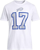 Nike Men's NFL Buffalo Bills Josh Allen 2025 Rivalries Collection Name and Number T-Shirt - White