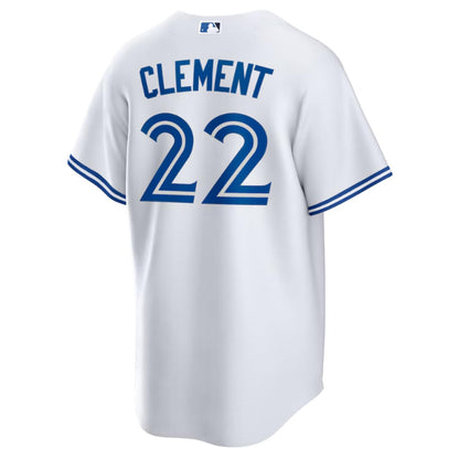 Nike Mens MLB Toronto Blue Jays Ernie Clement #22 Replica Jersey - White