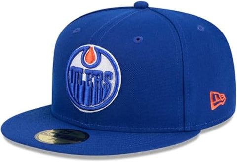 New Era NHL Edmonton Oilers Core 59FIFTY Fitted Hat - Royal