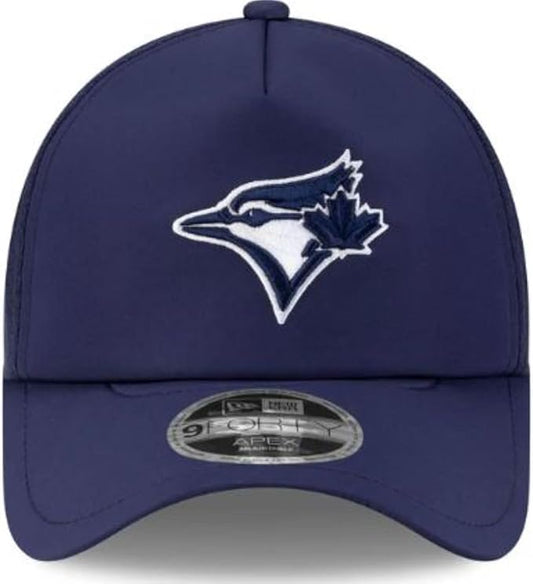 New Era MLB Toronto Blue Jays 2026 Batting Practice 9FORTY APEX Adjustable Trucker Hat - Navy Blue