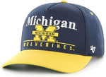 47 NCAA Michigan Wolverines Super Hitch Adjustable Snapback Hat - Navy/Yellow